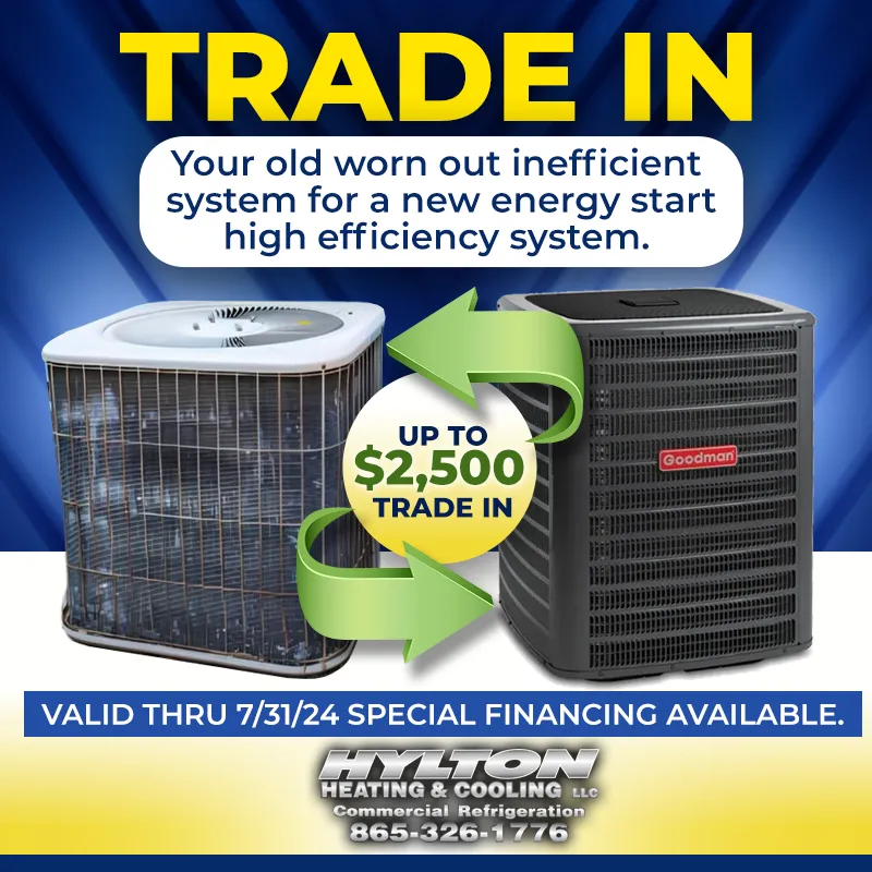 new HVAC trade-in special