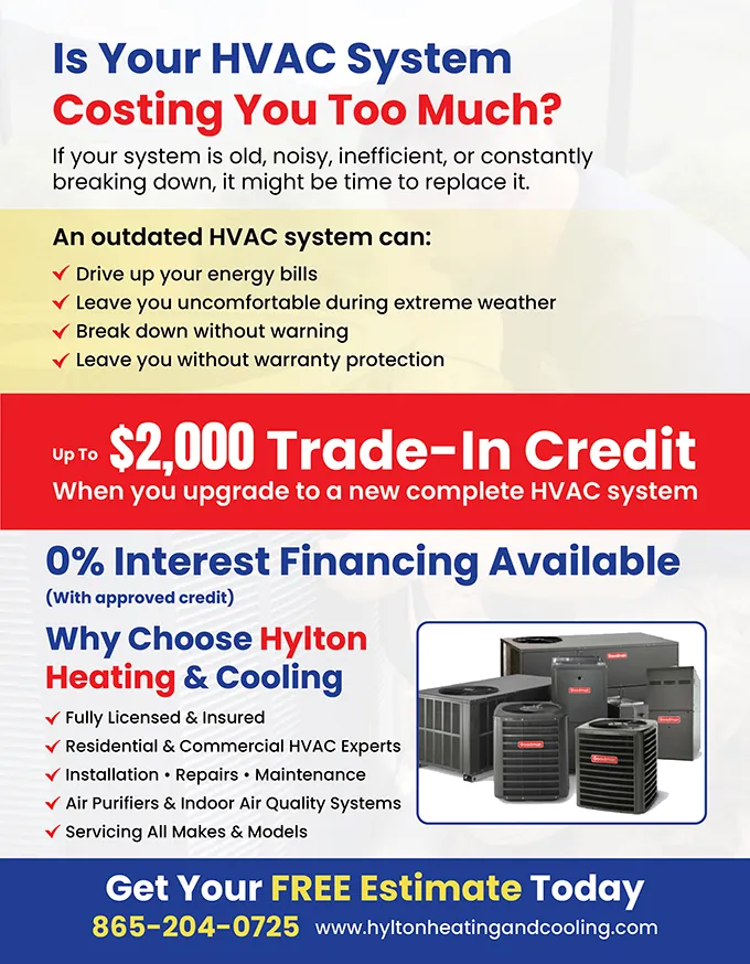 Hylton's HVAC trade-in special
